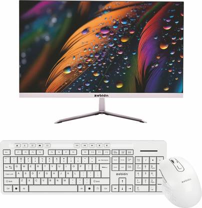 zebion Crista 55.88 cm (22 inch) HD LED Backlit IPS Panel Monitor (1920x1080 Pixel, HDMI, VGA, G1600 Next Wireless Keyboard & Mouse Combo,)