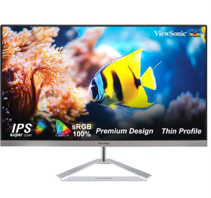 ViewSonic VX2776-SH 68.58 cm (27 inch) Full HD LED Backlit IPS Panel Monitor (Frameless Bezel, 75Hz, Flicker Free, ViewMode, Dual HDMI, VGA, Audio Out)