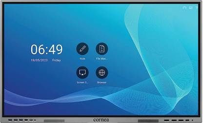 CORNEA 218.44 cm (86 inch) Full HD VA Panel Monitor (86 Inches Ultra Touch Pro Series Interactive Flat Panel - 8GB RAM 128GB ROM)