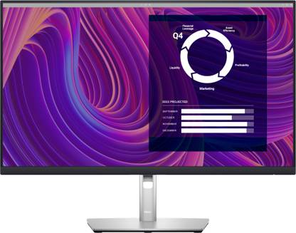 DELL 68.58 cm (27 inch) Full HD LED Backlit IPS Panel with Ports: HDMI, DisplayPort 1.2, USB 3.2 Gen 1, 4 x USB 3.2 Gen 1, Adjustability-Height, Pivot (Rotation) Swivel Monitor (P2723D)