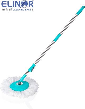 ELINOR NEW EXCITING COMBO SET OF MOP PIPE SET DISH AND MICROFIBER REFILL Mop Rod