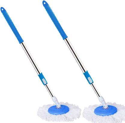 THUNDER FIT START FRESH Classic Combo Spin Bucket Mop Stick -19 String Mop