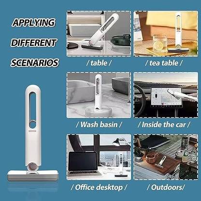 Tedemel Mini Mop for Floor Cleaning 180° Squeeze Mop,Cleaning for Small Spaces Flat Mop