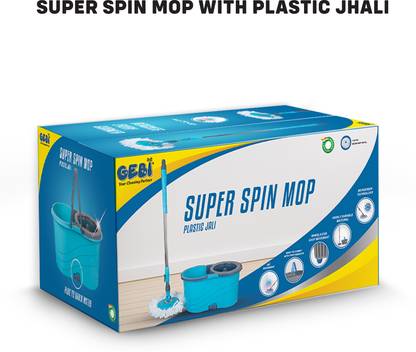 gebi SPIN MOP (Plastic Jali) Mop Set