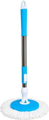 Pal Ecommerce Spin Mop with 360° Rotating Handle & Microfiber Refill Mop Head and Rod