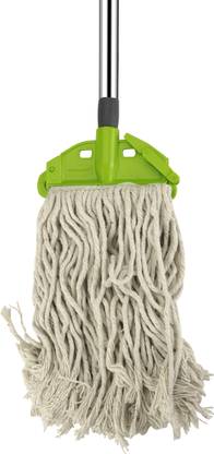 PROCLEAN Floor Cleaning Clip & Fit Mop With Cotton Mop Head Wet & Dry Mop