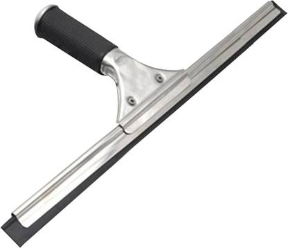 SOLACE HYGIENE Stainless Steel Squeegee with Rubber Blade-Ideal for Bathrooms,Windows & Floors Wipes