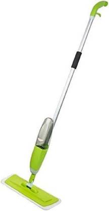 kayru Flat Spray Mop, Liquid Dispenser and Movable Handle for Wet and Dry Surface Flat Mop