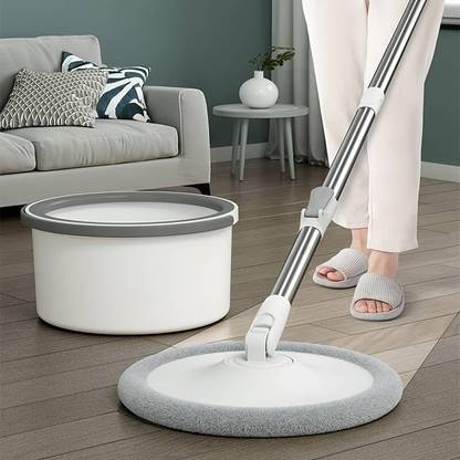 BLURISM Self Cleaning Spin Mop and Bucket Separate Clean and Dirty Water Wipes