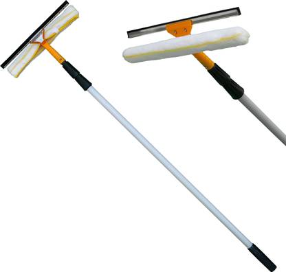 connecticut Solar Cleaner 6M Long 2-in-1 Brush Mop Kit for Solar Panels, Windows & Glass Mop Set