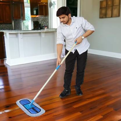 Inuvik Wet and Dry 24 Inch Mop Floor Cleaning Mop For|Home|Office|Hotes (FULL SET) Wet & Dry Mop