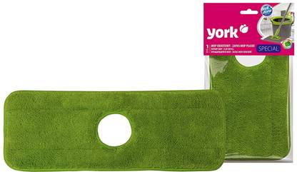 YORK Microfiber Head Wet Dry Mop Pads Refill for Flat Mop Base Flat Mop