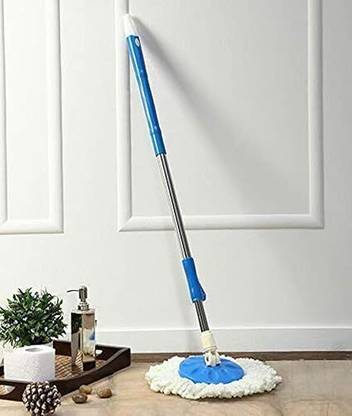CLEANADO Stick for Floor Cleaning, 360 Degree Spin Mop Stick Rod Mop Head and Rod