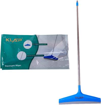 KLAP Floor Wiper with Sharp Virgin Silicon Edge Mop Head and Rod