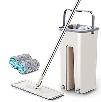 Jobber Heavy Quality Large Size Floor Mop with Bucket System Cleaning 360° Flexible Mop Mop Set