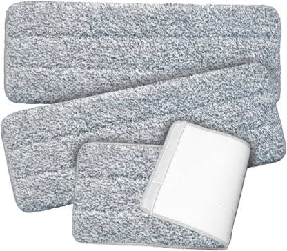 Spotzero by Milton Sterling Flat Mop 3 Pieces Replacement Mop Refill Refill
