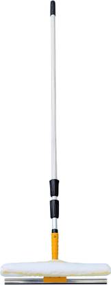connecticut Solar Panel Cleaning Brush with Wiper & 2 in 1 Kit 4 Mtr Pole Flat Mop