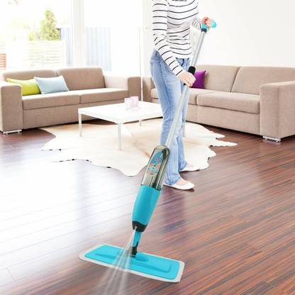 NKK TRADERS Microfiber Steel Floor Cleaning Exclusive Design Spray Mop Microfibre Wet and Dry Brush