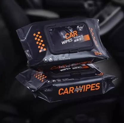 VENTERPRISE Auto Car Glass Anti Fog Wipes (pack of 1 80 pcs) Wipes