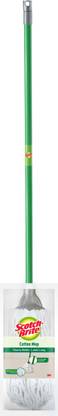 Scotch-Brite Cotton Handle Plastic Mop for Cleaning Tough Stains on Floor Mop Set
