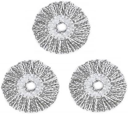 Magic Providers Replacement Mop Head Refill | Spin Mop Refill | Microfiber Mop Refill| Pack of 2 Dust Mop