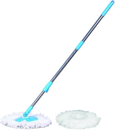 Esquire 360° Blue Spin Mop Stick with Additional Refill Head and Refill