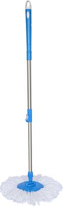 VAULT BHARAT Spin Mop Stick Rod Only | Floor Clean Stick with 1 refill | Extendable Handle Mop Rod