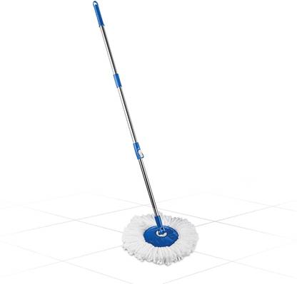 GALA Spin Mop Extendable Handle/Stick Rod with Microfiber Refill Mop Head and Rod