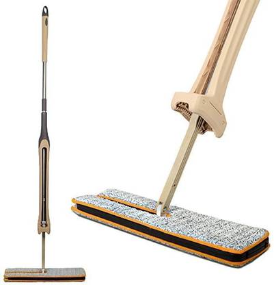 UHZone Double Sided Microfiber for Hard Floor Cleaner Flat Mop
