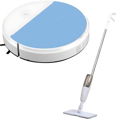 Lipzie Combo C970 Vacuum Robot Cleaner, Circle Sweeper & Spray Mop Set with Microfiber, Wet & Dry Mop