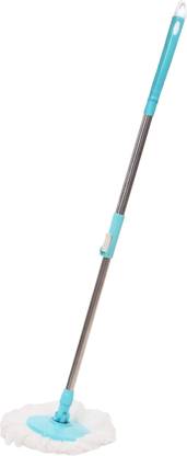 Pranay's Kleanup Ultimate Spin Mop-Rod Set|Wet & Dry Cleaning Mop|Mops Pocha 1 Microfiber Refill Mop Rod
