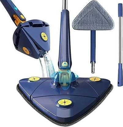 Andro Sales 360 Degree Rotatable Multifunctional Triangle Mop Wet & Dry Mop