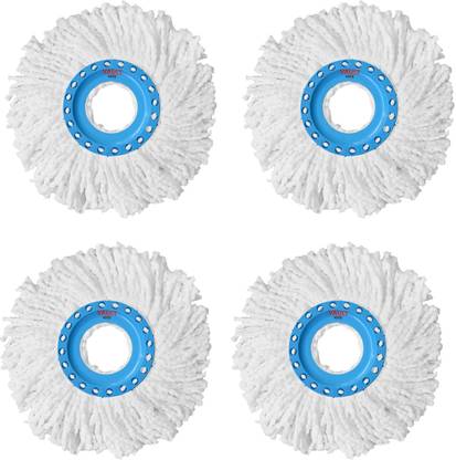 VAULT BHARAT MicroFiber Bucket Spin MOP Refill Only|pocha | VB_Pack of 4 Refill