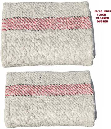 SHA Cotton Pocha Cloth for Floor Cleaning Large 28x28 Inch Thick, High-Density Cloth Wet and Dry Cotton Cleaning Cloth