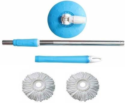 Keen Spin Mop Extendable Handle/Stick Rod with Microfiber Refill Mop Rod