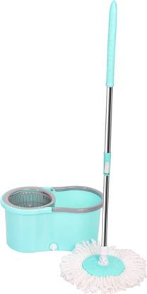 Glancing Magic Mop Bucket Mop Spin Mop for Floor cleaning Mop Set (With 2 Refill) Wet & Dry Mop