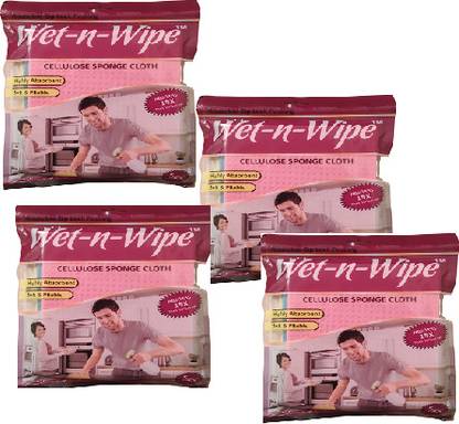 HKint WET N WIPE CELLULOSE KITCHEN CLOTH 20 PC Wipes