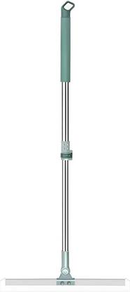Padchaaya 50-Inch Rotating Magic Silicon Floor Squeegee Bathroom Wiper with 180-Degree Cleaning Brush