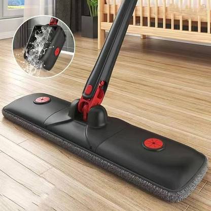 homenity Rotatable Rectangle Squeeze Mops Spin Floor Cleaning Mop Wet & Dry Mop