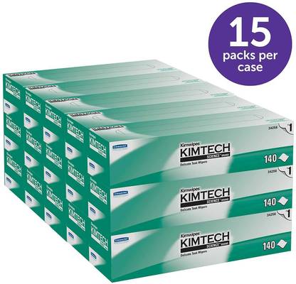 Kimberly Clark Kimtech Science Kimwipes Delicate task Wipers, Anti Stat, Low Lint Wipes