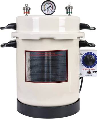 FLORIX autoclave epoxy finish size 9/11 with timer & single drum autoclave Morselizers