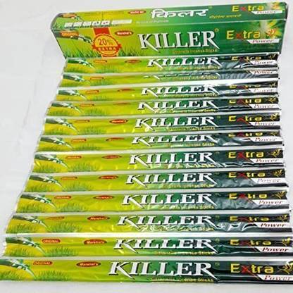 MOSKILLER Mosquito Killer Incense Sticks Machar Agarbatti Dhup 120 Mosquito Coil