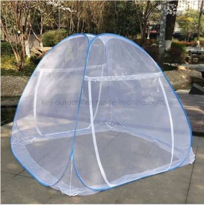 IRC Platinum Polyester Adults Washable No bottom fabric Mosquito net For Double Bed (6Ft x 6Ft) IRC8 Mosquito Net