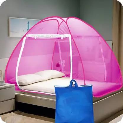 Grants Tent mosquito net suitable for king size bed Cotton Washable Adults Mosquito Net