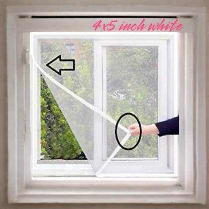 ZIMBLE Windows Mosquito Net, Insect Net Frame/120 GSM Highly Durable and safe Fibre Washable Adults Mosquito Net