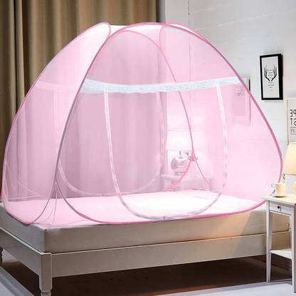 Flipkart SmartBuy Polyester Adults Washable Single Yarn (LBH-200X120X130 cms)Single Bed Mosquito Net