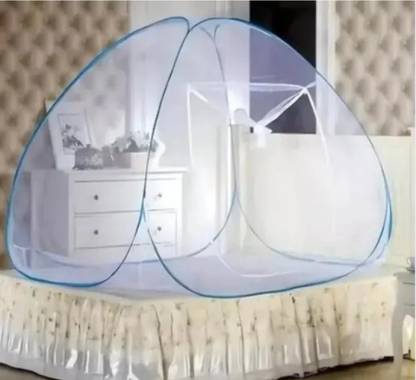 B B Enterprises Double Bed Nets for King Size Mosquitoes/Machhardani Protection Mosquito Net Polyester Washable Adults Mosquito Net