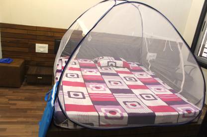 Nazar Polyester Adults Washable KING SIZE BED/ UEEN SIZE BED MOSQUITO NET TENT Mosquito Net