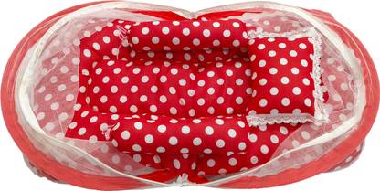 TWINKLE CARE Cotton Infants Washable SOFT AND COZY BABY BEDDING SET Mosquito Net