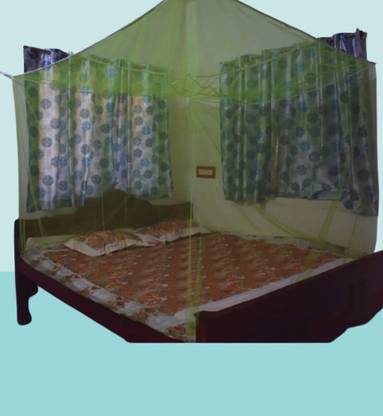 ANSARI ENTERPRISES Polyester Adults Washable Stylish Line Design - MN286 Mosquito Net